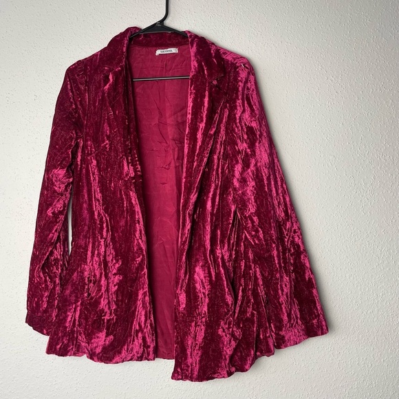 V. de. Vinster. Velvet Silk Cardigan Jacket - Picture 1 of 6